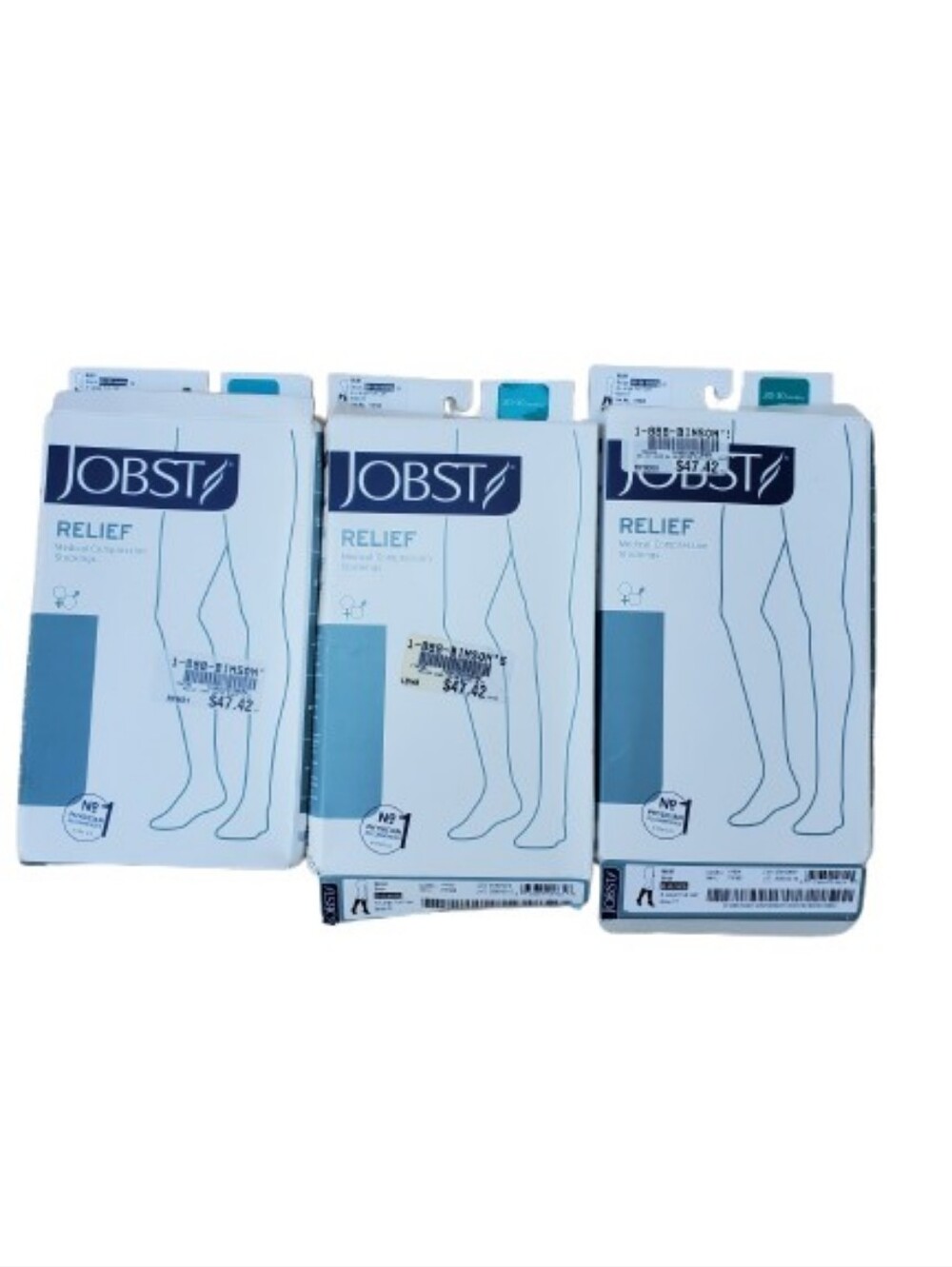 Jobst Three Pair Bundle Knee High Compression Stockings